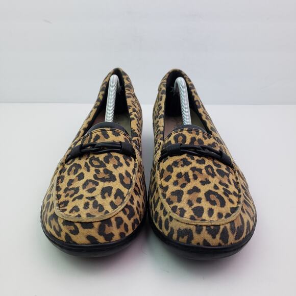 Collection By Clarks Ashland Ballot Womens Size 9 Leopard Slip On Loafer Shoes - Picture 5 of 11